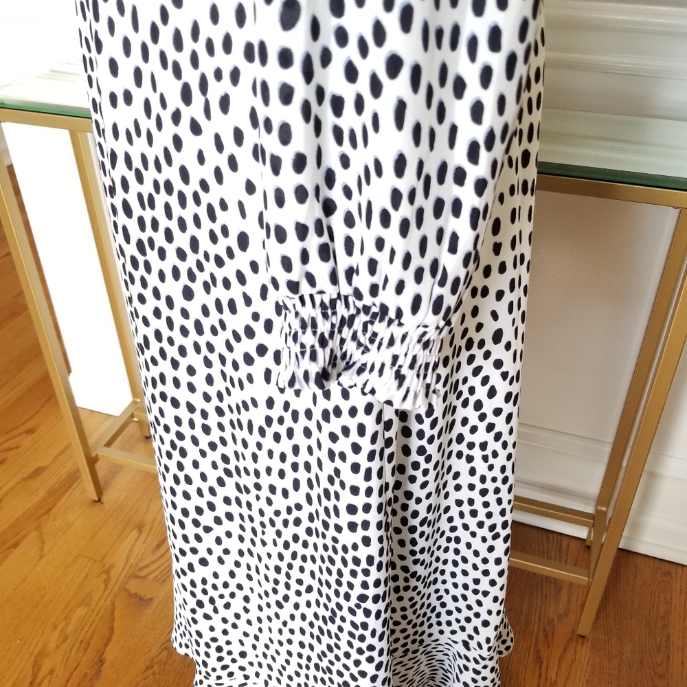 J.Crew Factory Ruffle Leopard Peasant Dress in 10 - Picture 5 of 5
